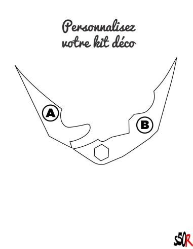 Kit déco Piaggio Zip SP 100% personnalisable - Scoot 50 Racing