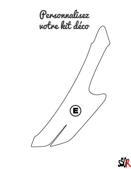 Kit déco MBK Stunt 100% personnalisable - Scoot 50 Racing