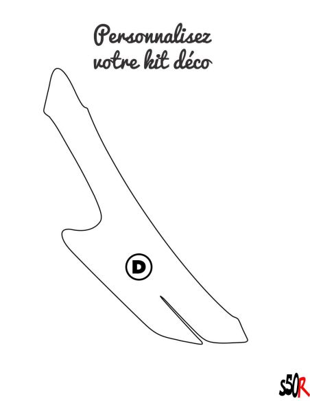 Kit déco MBK Stunt 100% personnalisable - Scoot 50 Racing