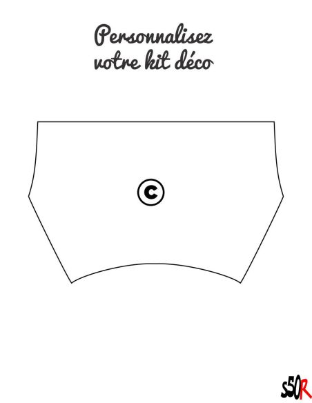 Kit déco MBK Stunt 100% personnalisable - Scoot 50 Racing
