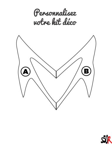 Kit déco MBK Stunt 100% personnalisable - Scoot 50 Racing
