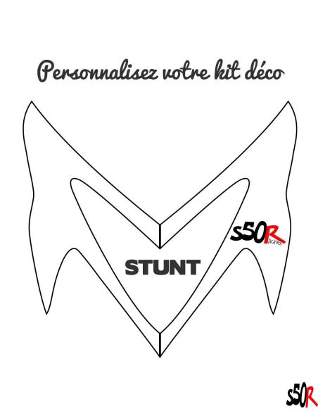 Kit déco MBK Stunt 100% personnalisable - Scoot 50 Racing