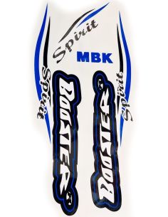 Kit déco MBK Booster Spirit type origine bleu / blancc - Scoot 50 Racing