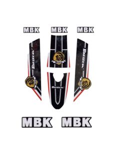 Kit déco MBK Booster naked type origine blanc / rouge - Scoot 50 Racing