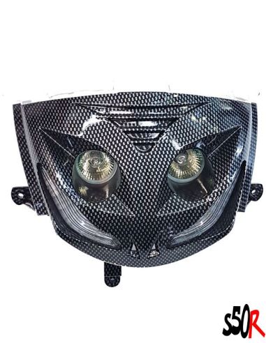 Optique Led Piaggio Zip 2t et 4t carbone