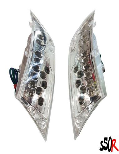 Clignotant arrière Piaggio Zip Led chrome