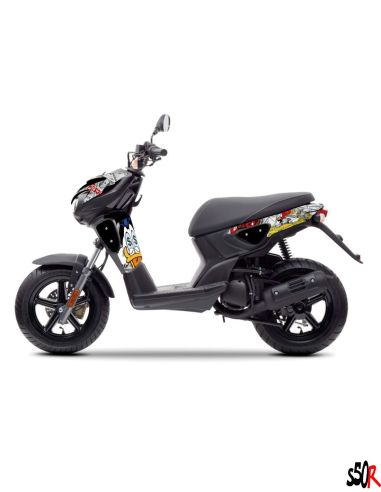 Kit carénage MBK Stunt Yamaha slider - noir brillant