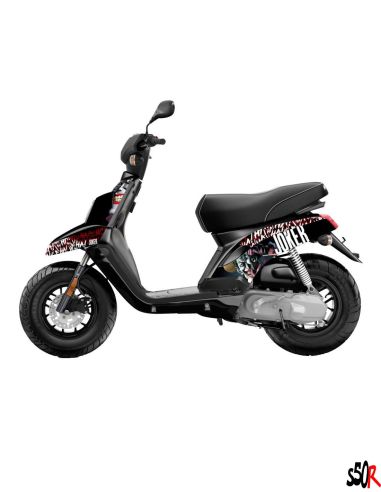 Kit carénage MBK Booster Spirit Yamaha bw's noir brillant - Scoot 50 Racing