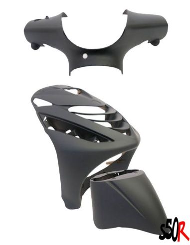 kit carénage piaggio zip - sp - noir mat