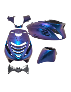 Kit carénage Piaggio Zip - Sp evo -  bleu porsche - Scoot 50 Racing