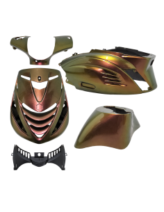 Kit carénage Piaggio Zip - Sp evo - cameleon brun - Scoot 50 Racing