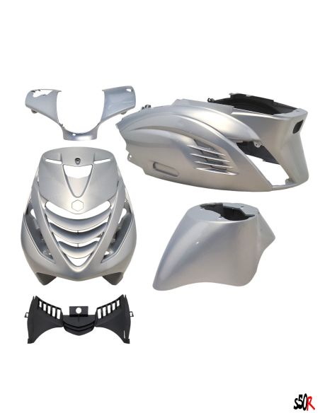 Kit carénage Piaggio Zip - Sp evo - lamborghini gris - Scoot 50 Racing