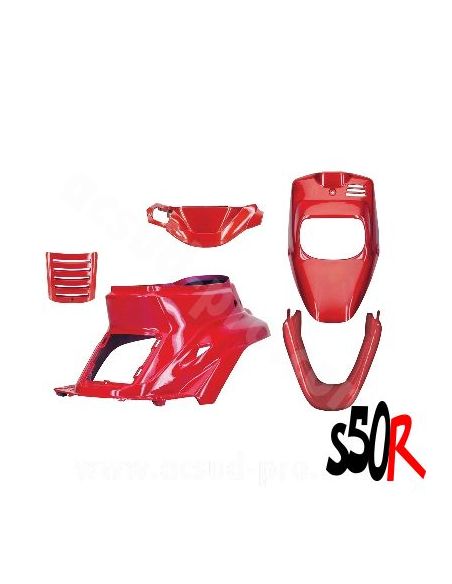 Kit carénage MBK Booster Spirit Yamaha Bw's 1999/2003 - rouge