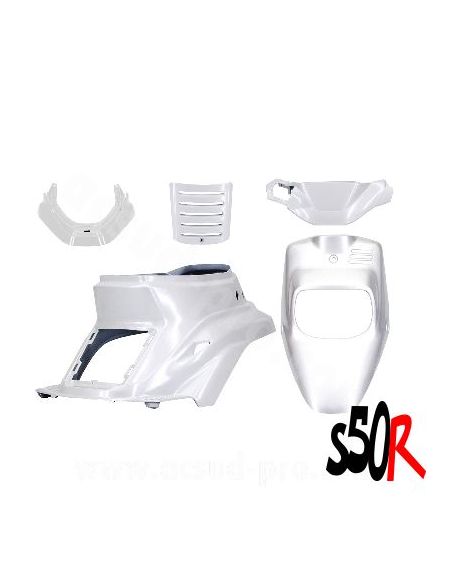 Kit carénage MBK Booster Spirit Yamaha Bw's 1999/2003 - blanc metal