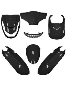 Kit carénage Peugeot kisbee 2010/2023 noir brilant Scoot 50 Racing