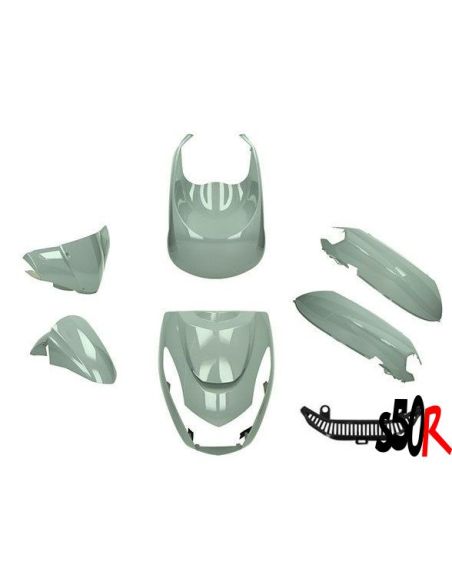 Kit carénage Peugeot kisbee 2010/2023 gris nardo Scoot 50 Racing