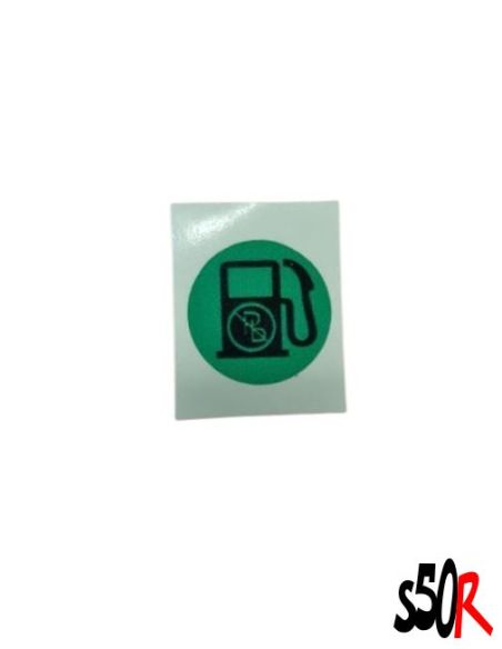 Autocollant "SP" Zip SP holographique - Scoot 50 Racing