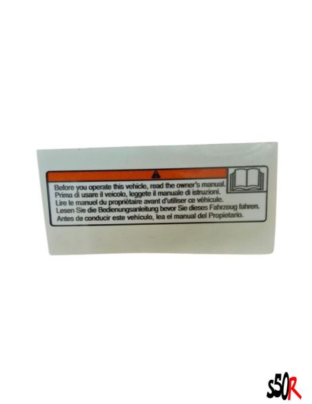 Autocollant "SP" Zip SP holographique - Scoot 50 Racing