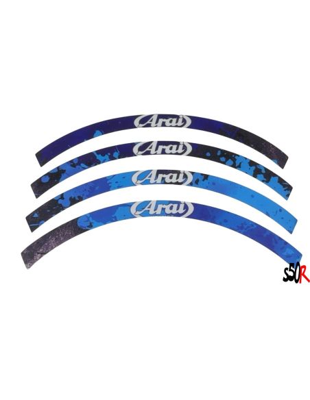 Liseret de jante - 10 pouces - n°12 - Scoot 50 Racing