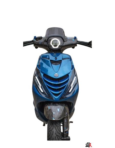 Bulle basse noire Zip 2T et 4T - Scoot 50 Racing