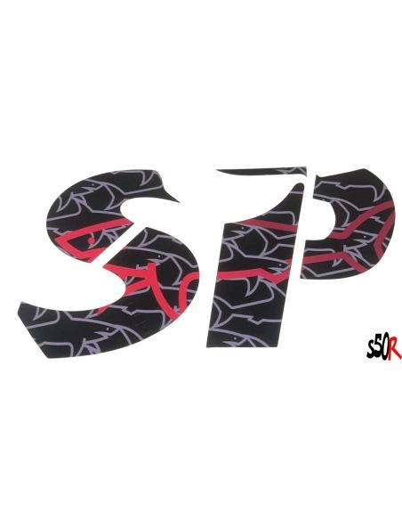 AUTOCOLLANT "SP" zip sp n°4 - Scoot 50 Racing