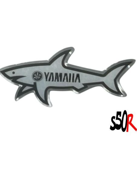 Autocollant Requin 3D 10- Scoot 50 Racing