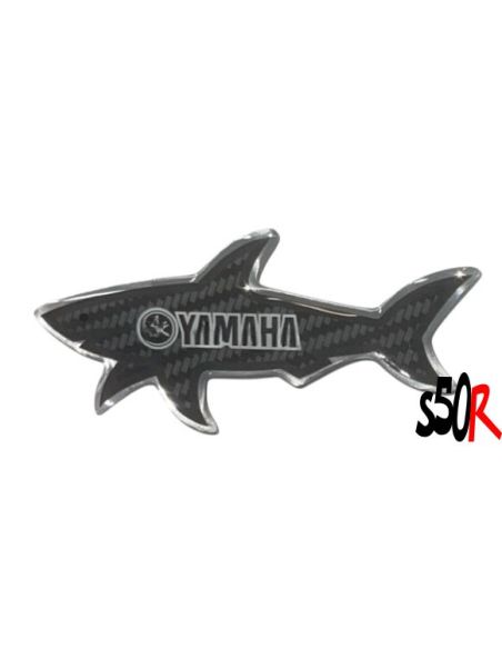 Autocollant Requin 3D 17- Scoot 50 Racing