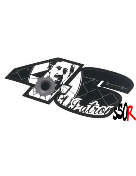 Autocollant 46 perso n°61 - Scoot 50 Racing