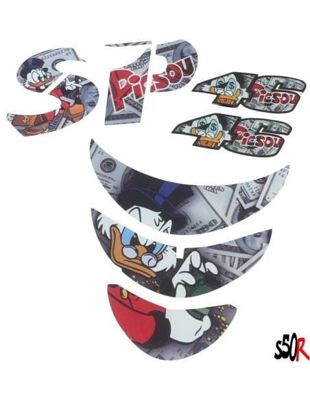 lot autocollant zip sp