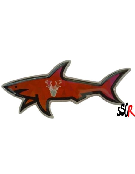 Autocollant Requin 3D 18- Scoot 50 Racing