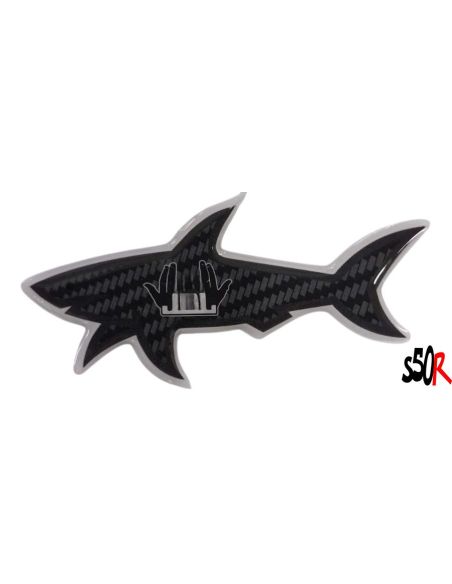 Autocollant Requin 3D 24-Scoot 50 Racing