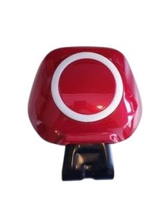 Dosseret passager universel Piaggio Zip - Rouge 2t et 4t A LED !!