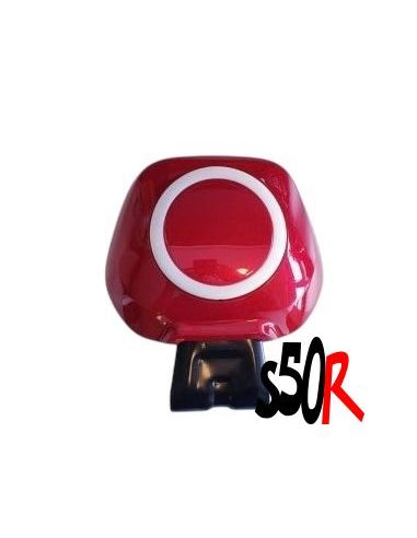 Dosseret passager universel Piaggio Zip - Rouge 2t et 4t A LED !!
