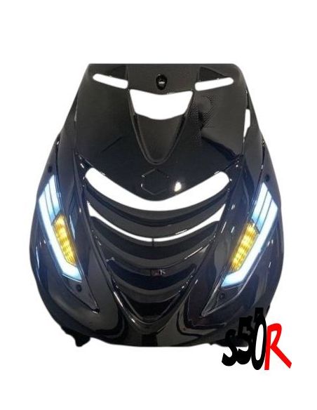 Clignotant avant Piaggio Zip Led barre noir