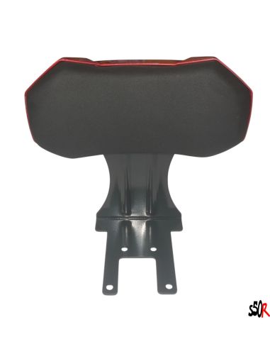 Dosseret passager universel Piaggio Zip - 2t et 4t noir