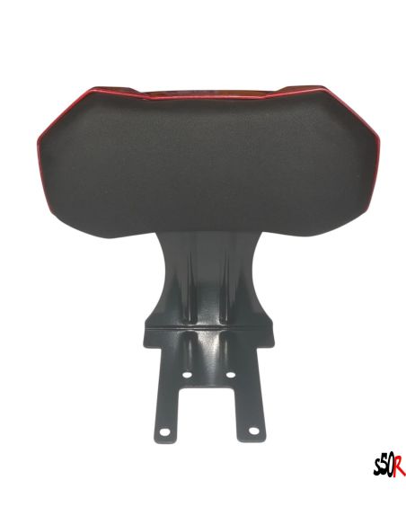 Dosseret passager universel Piaggio Zip - 2t et 4t noir