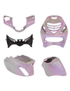 Kit carénage Piaggio Zip - Sp - couleur cameleon blanc rose