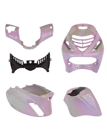 Kit carénage Piaggio Zip - Sp - couleur cameleon blanc rose