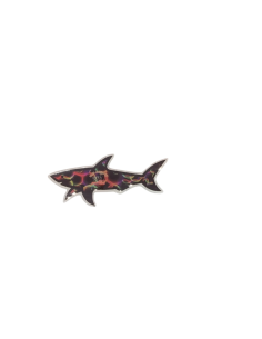Autocollant Requin 3D 34-Scoot 50 Racing