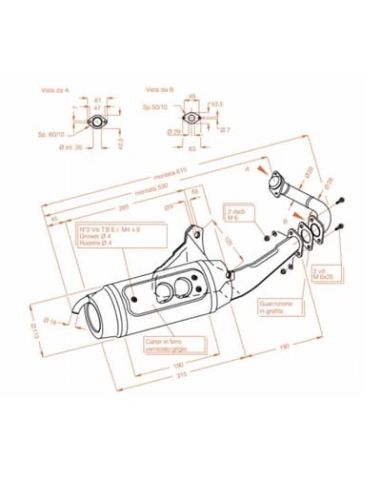 Pot d'échappement sito piaggio zip 2t