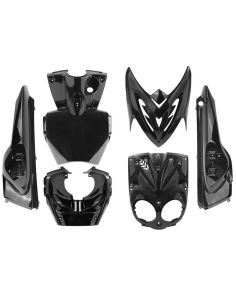 Kit carénage MBK Stunt Yamaha slider - noir brillant