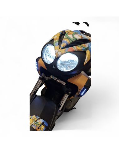 Kit x4 pad's led MBK Stunt Yamaha Slider - noir