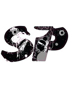 AUTOCOLLANT "SP" zip sp n°26- Scoot 50 Racing
