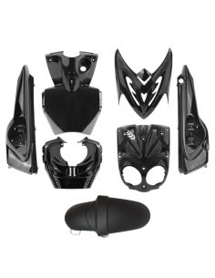 Kit carénage MBK Stunt replica - noir brillant