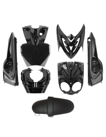 Kit carénage MBK Stunt replica - noir brillant