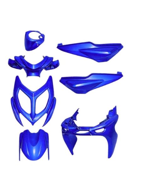 Kit carénage mbk nitro yamaha aerox - bleu