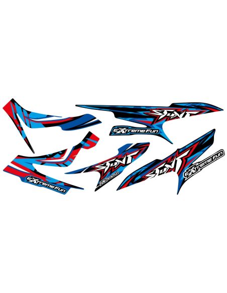 Kit déco type origine MBK Stunt n°7 -Scoot 50 Racing Kit déco type origine MBK Stunt n°7 -Scoot 50 Racing