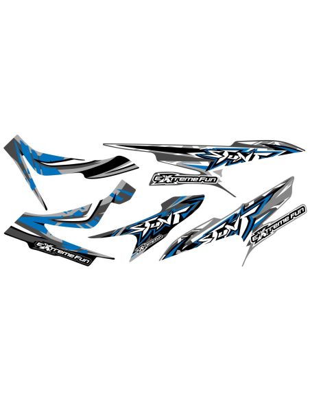 Kit déco type origine MBK Stunt n°8 -Scoot 50 Racing Kit déco type origine MBK Stunt n°8 -Scoot 50 Racing