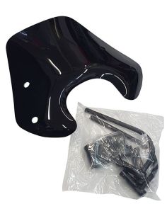 Bulle sport noire Piaggio Zip 2T et 4T - Scoot 50 Racing