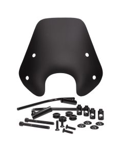 Bulle sport Noir mat Piaggio Zip 2T et 4T